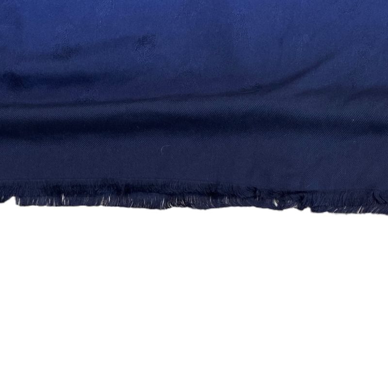 Dior Scarf Shawl Accessory Large All Over Pattern Gradient Silk Blue X Navy