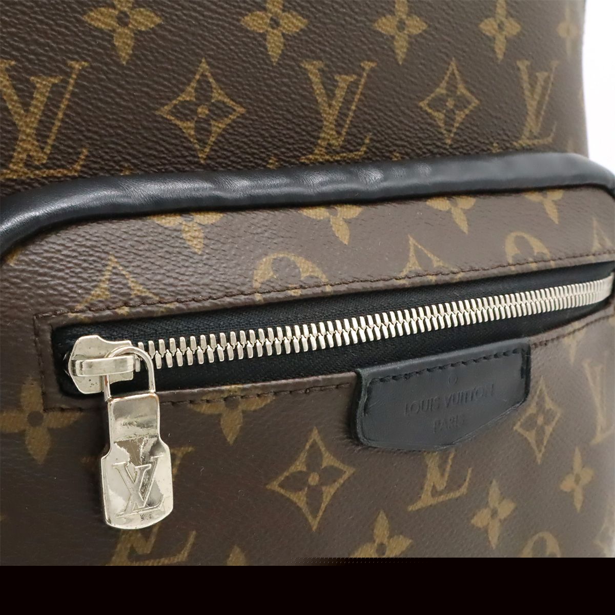 LOUIS VUITTON Monogram Macassar Josh Backpack Rucksack Shoulder Bag