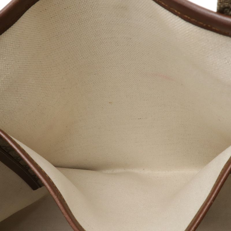 Gucci GG Supreme GG Plus Sherry Line Tote Bag Shoulder Bag PVC Leather Beige