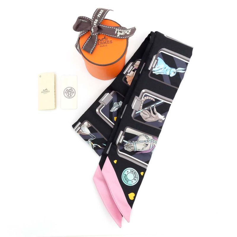 Hermes Twili - Hermes Street - Navy - Multicolor - White Pink Yellow -
