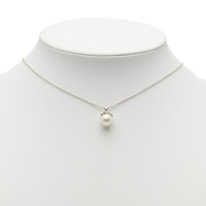 Tiffany & Co Open Heart Sv925 Silver Pearl Women's Tiffany & Co