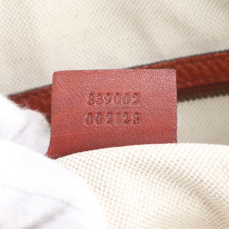 Gucci Bamboo Laid Back Crafty 339002 Leather Tote Bag Shoulder Hand Ladies RUE