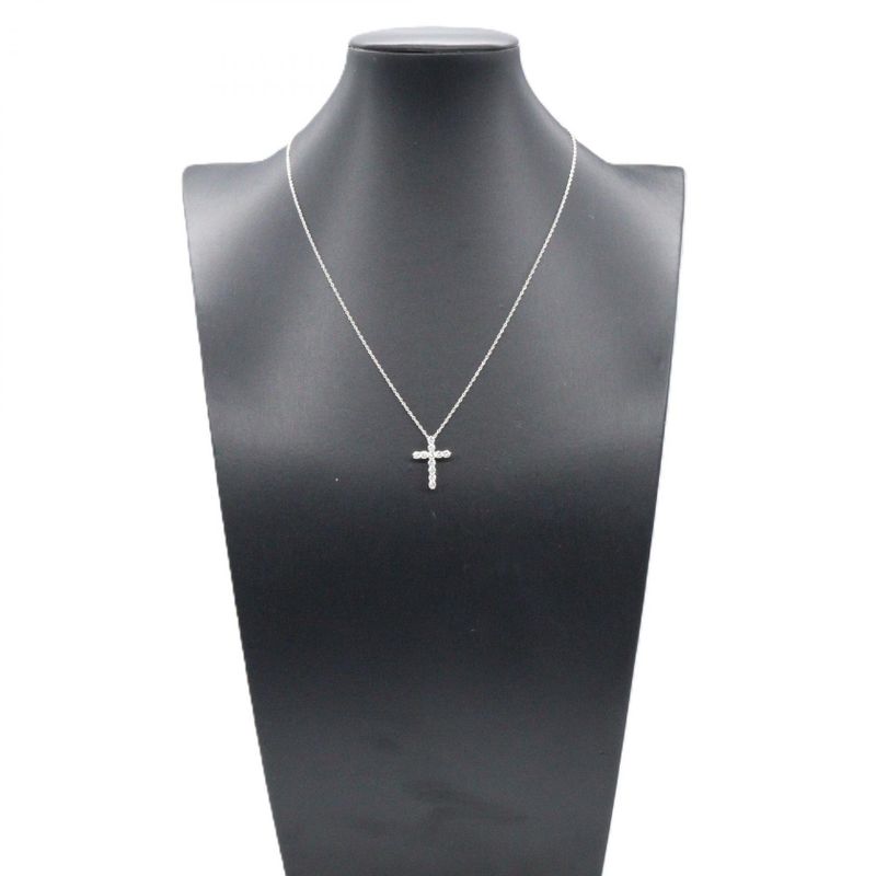 Tiffany & Co Tiffany&co Necklace Small Cross Necklace Diamond Neck Circumference