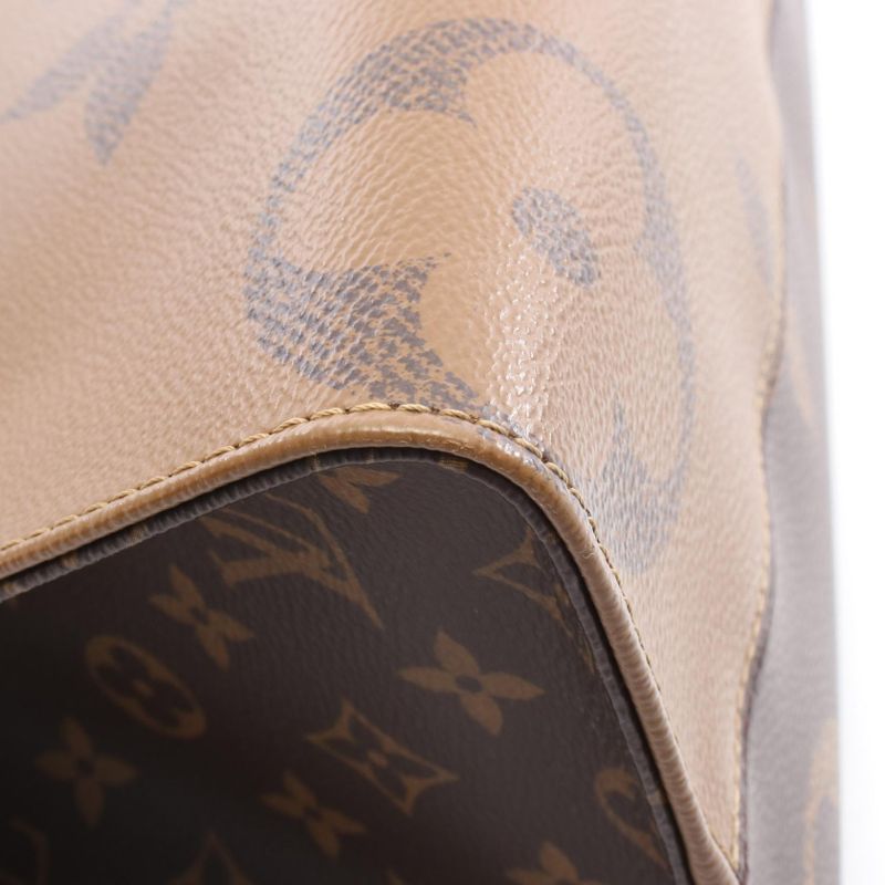 Louis Vuitton Tote Bag On The Go MM M45321 PVC Coated Canvas Leather On The Go