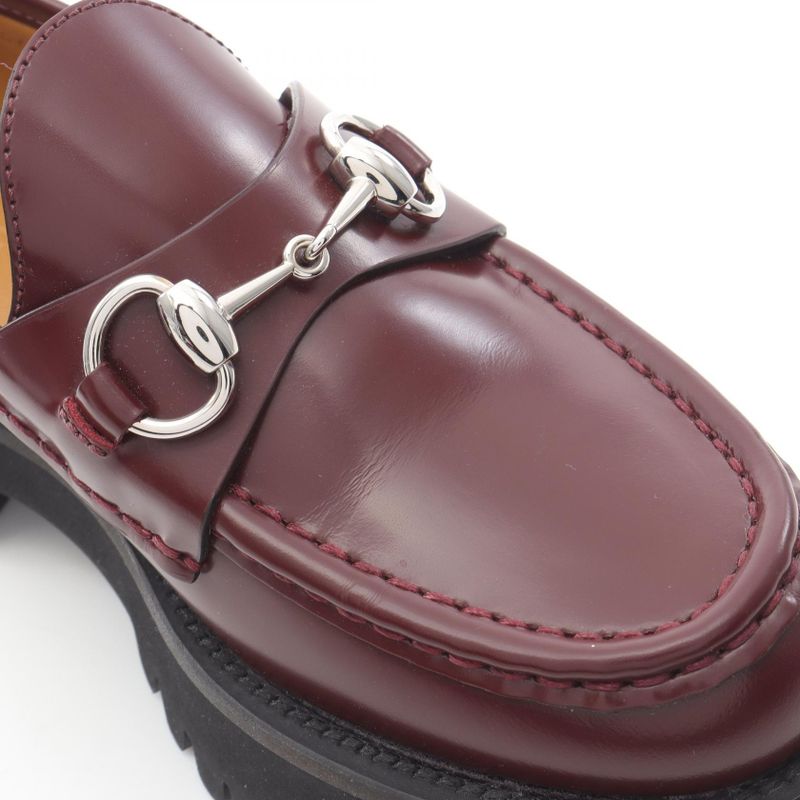 Gucci Loafers Horsebit Leather Loafers Women's Used A
