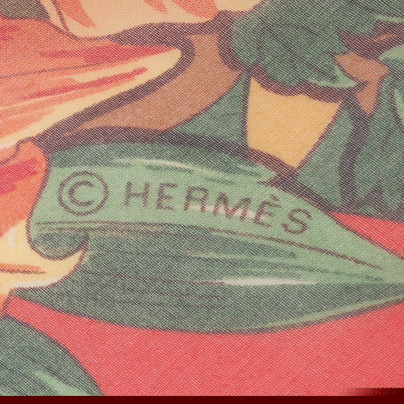 Hermes Scarf Shawl Carre 140 Muslin Le Festin Des Abeilles Silk Scarf Ladies