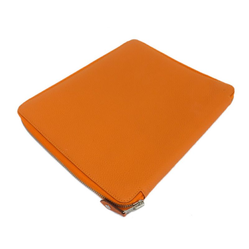 Hermes E-zip Tablet Case Togo Hermes Orange R Stamp Manufactured