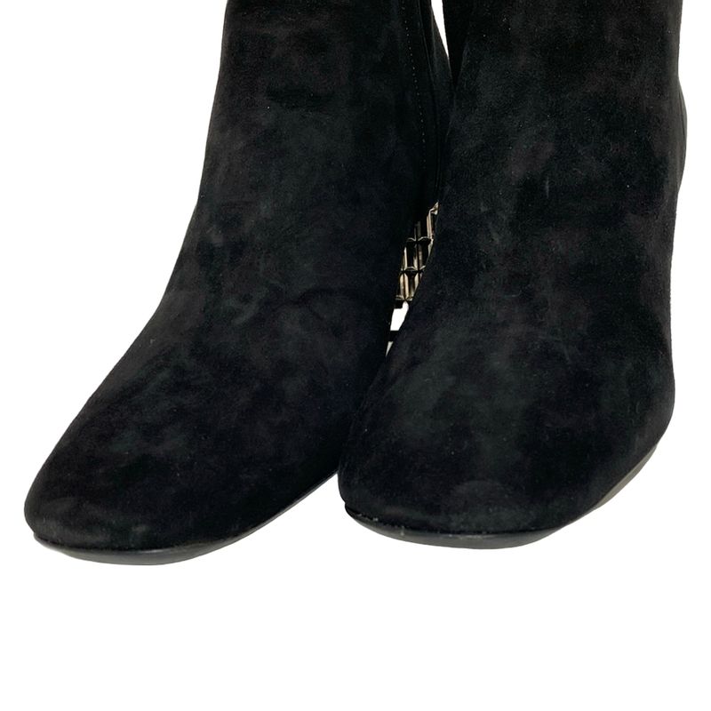 Prada Short Boots 36 Women's - Black X Silver X Clear Bijou