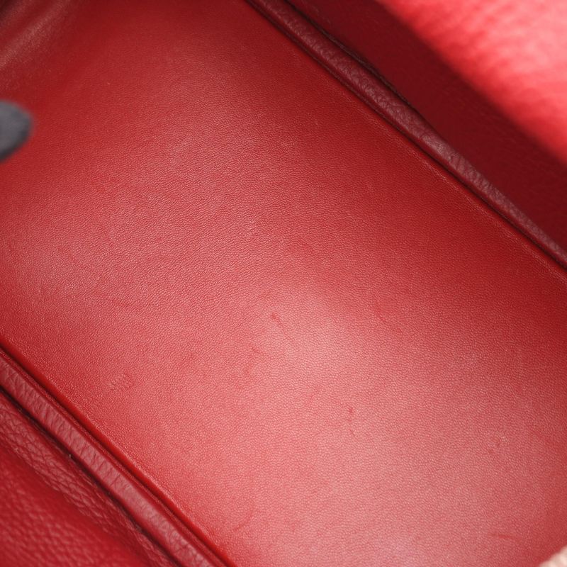 Hermes Shoulder Bag Lindy 30 Rouge Garance Rouge Garance Others Lindy 30 Rouge