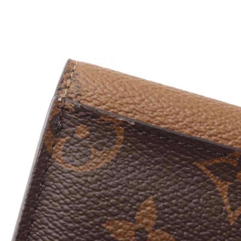 Louis Vuitton Trifold Wallet Portefeuille Zoe M80725 PVC Coated Canvas Portefeui