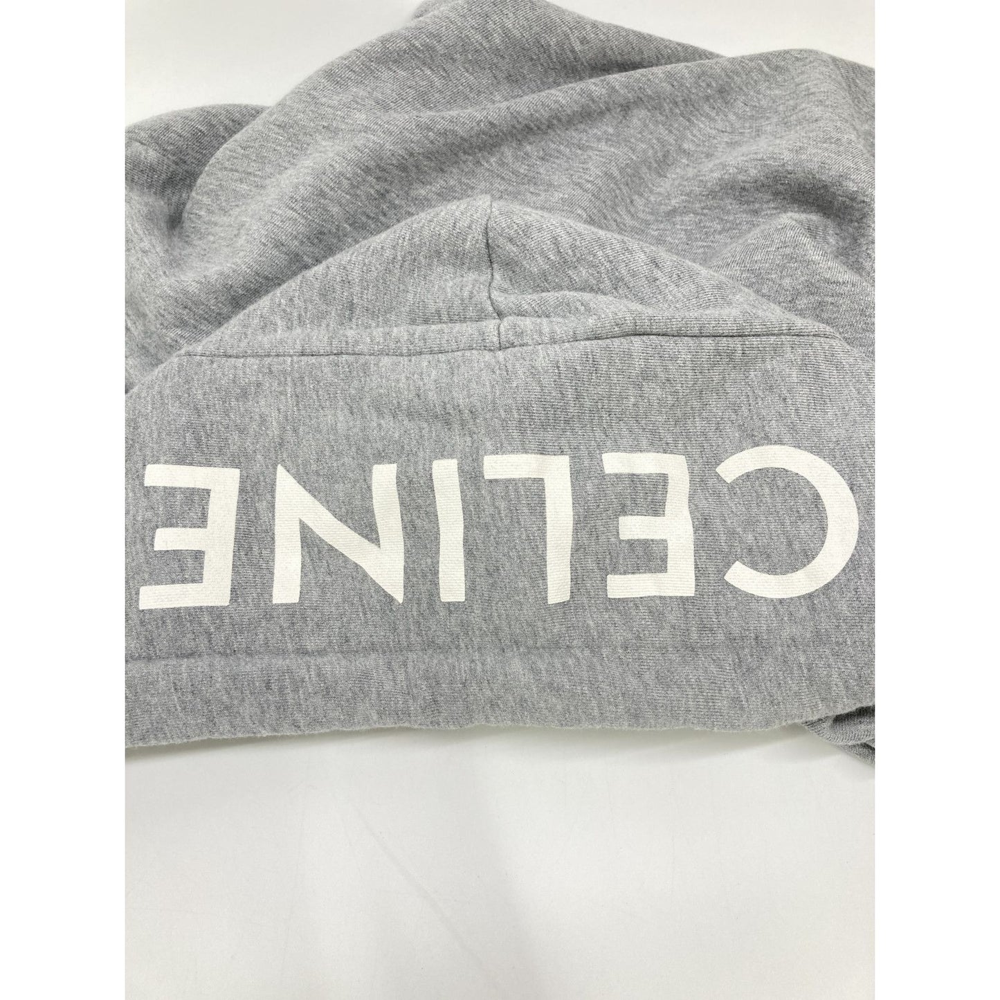 Celine 2y533670q グレー コットンポリ ジップアップ パーカー XXS