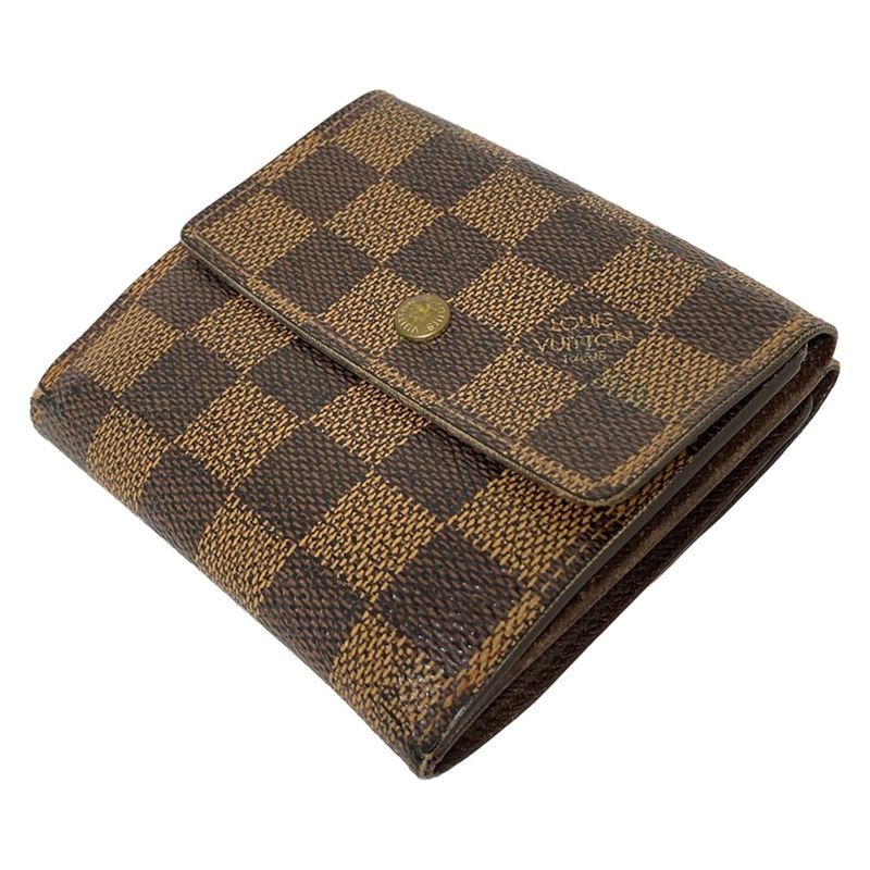 Louis Vuitton W Hook Wallet Damier Portomonebier Carto Cles Di N61652 Ebene