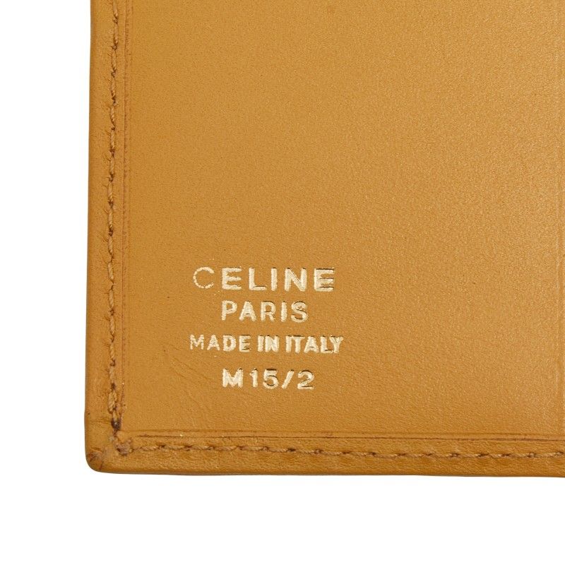 Celine Macadam Brown PVC Leather Women's Celine