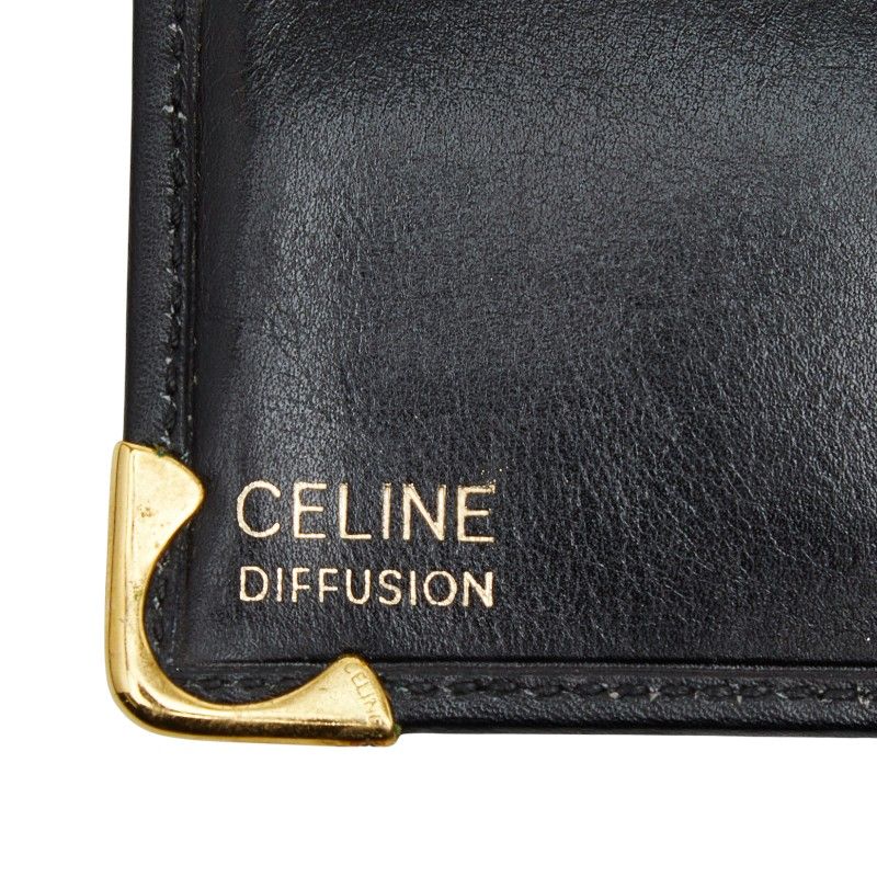 Celine Macadam Black Leather Men's Celine