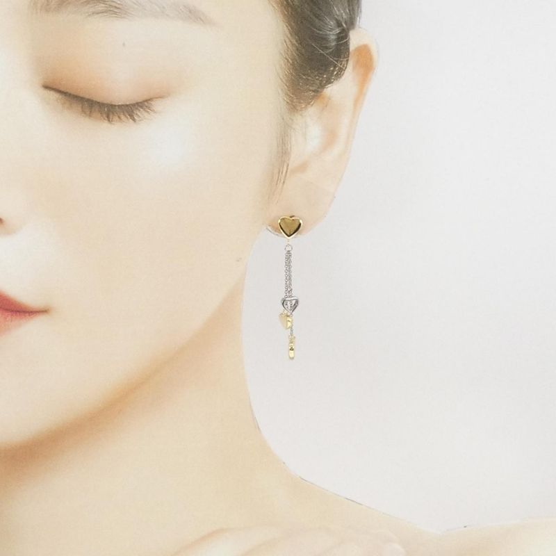 Tiffany & Co Multi Heart Drop Earrings