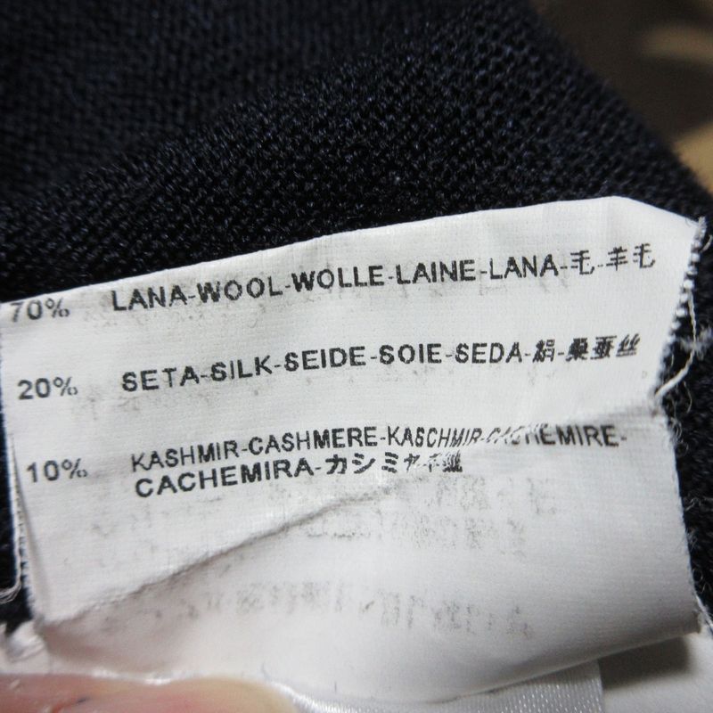 Good Item Balenciaga Wool Silk Cashmere V-neck Cardigan Pullover Ensemble Knit