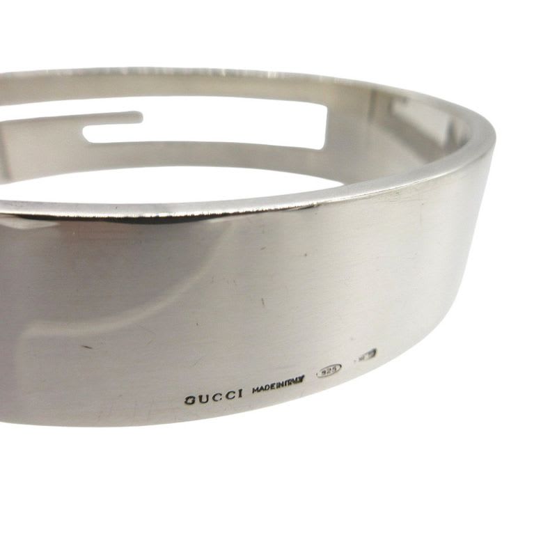 Gucci G Logo Cutout Bangle Silver 925 0527