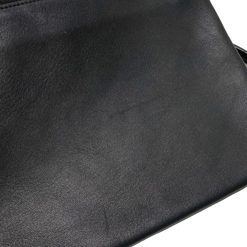 Celine Shoulder Bag Trio Large Black Leather