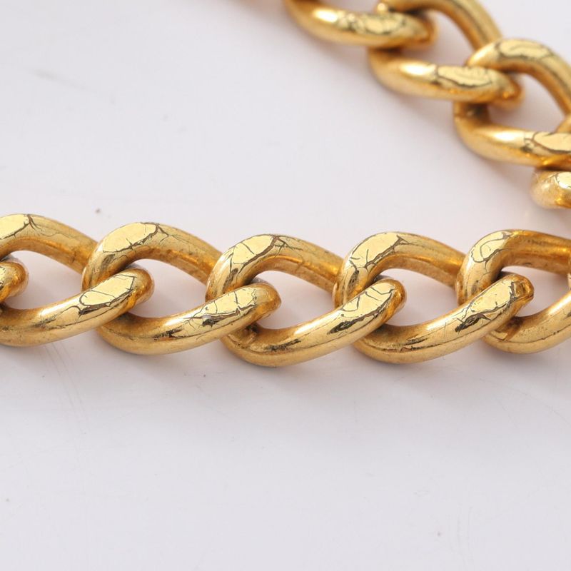 Chanel Bracelet Cocomark Turnlock GP (gold Plated) Bracelet Women's Used a