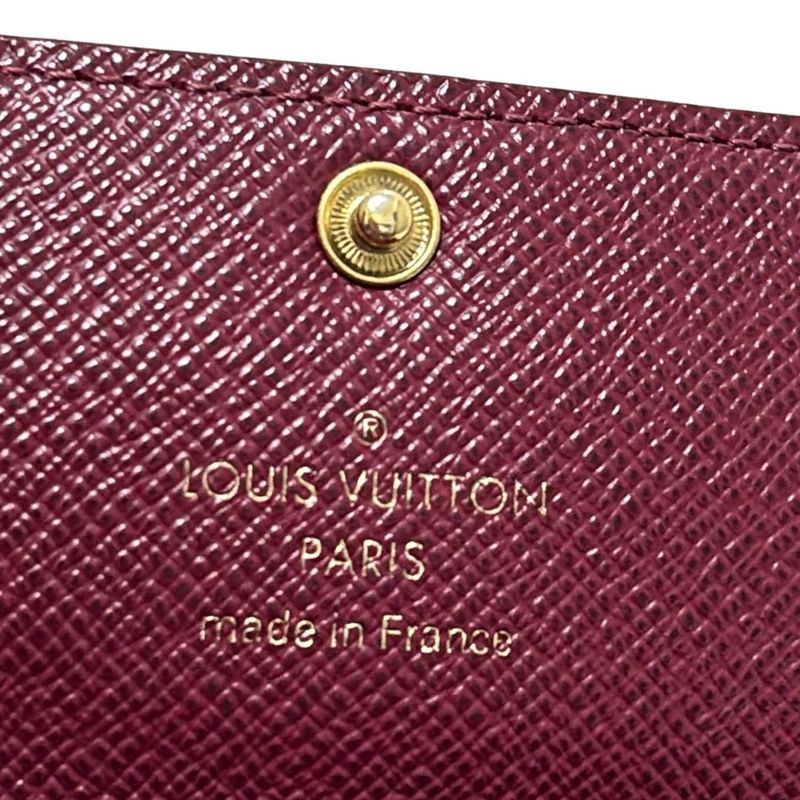 Louis Vuitton Key Case Monogram Multicles 6 M60701 Fuchsia Initial Engraved