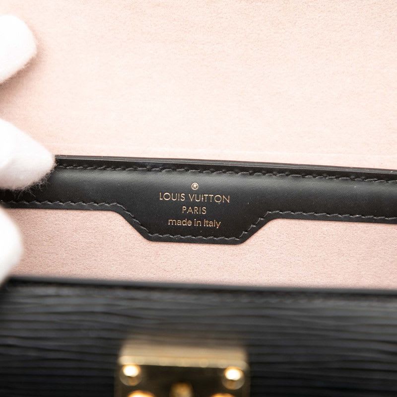 Louis Vuitton Epi Papillon Trunk Chain Handbag Shoulder Bag 2-Way Noir