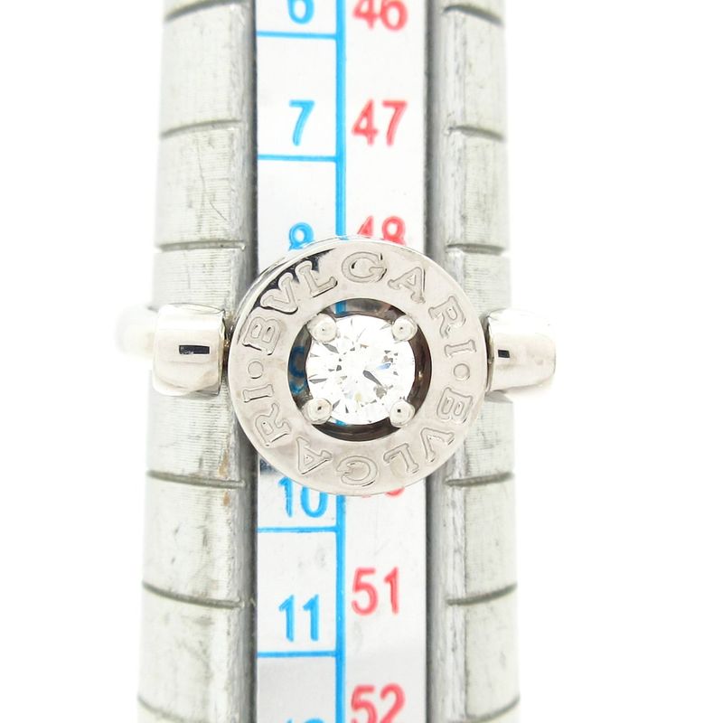 Bvlgari Ring Bvlgari Flip Ring 18k White Gold X Diamond 1p Diamond