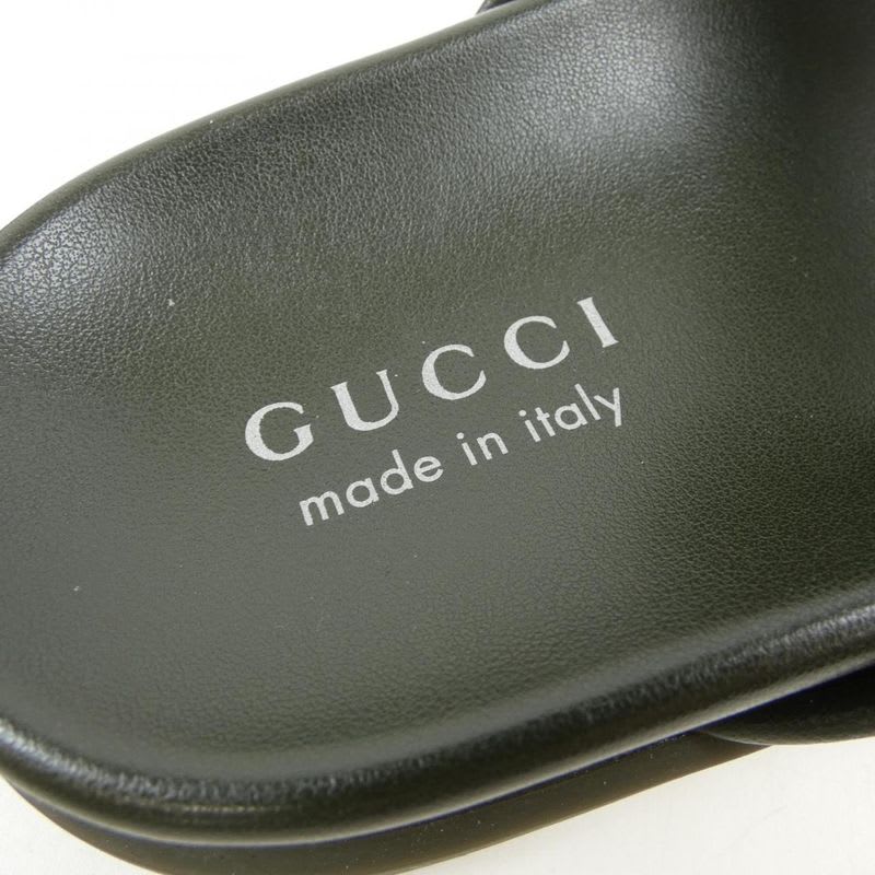 Gucci Size 7 Khaki Sandals