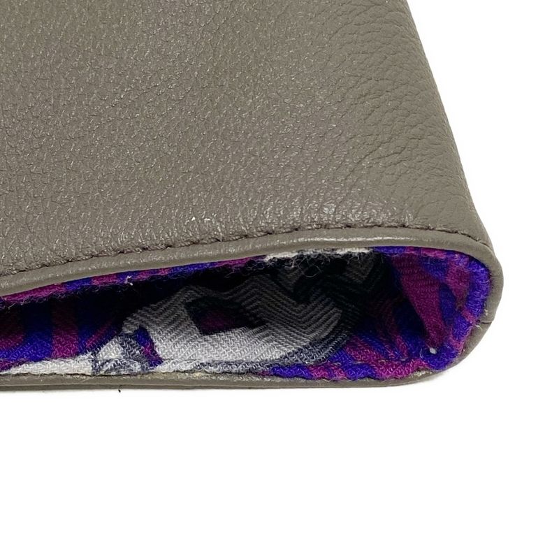 Hermes Tote Bag - Gray Beige X Purple X Silver Petit Ash Reversible Cashmere