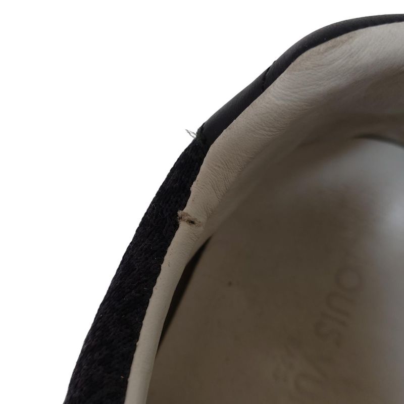 Louis Vuitton Sneakers 7 Men's - Black Damier Pattern Removable Insole Mesh