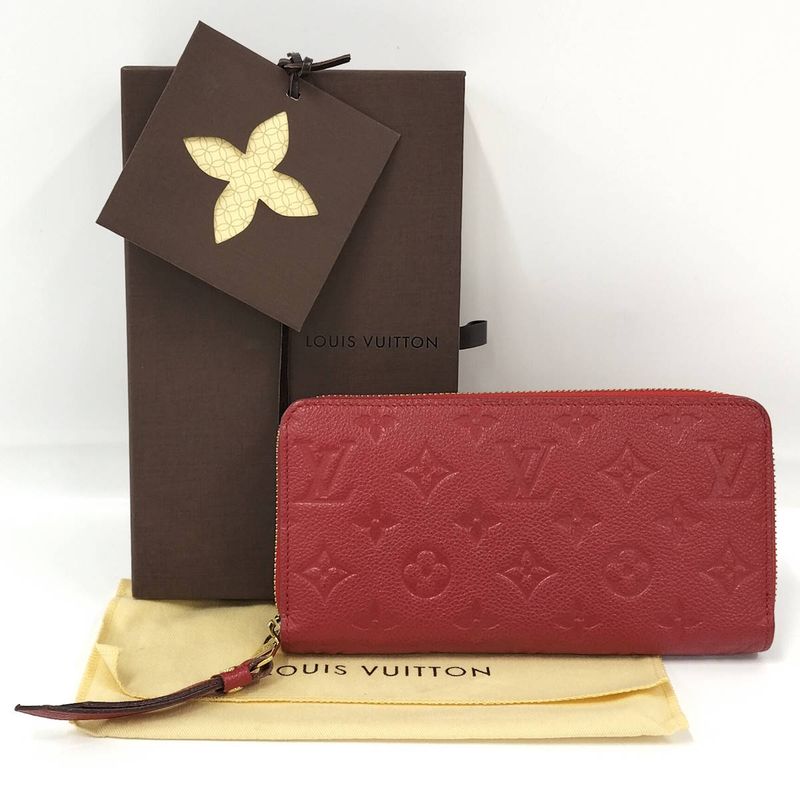 Louis Vuitton Zippy Wallet Round Zipper Long Wallet Monogram Empreinte Series