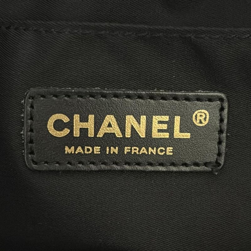 Chanel Business Bag New Travel Line Black Matte Togo Hardware Main Item No Lock