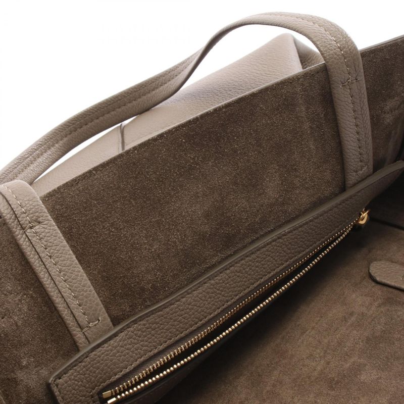 Celine Tote Bag Cabas Phantom Small Greige Leather Cabas Phantom Small Ladies