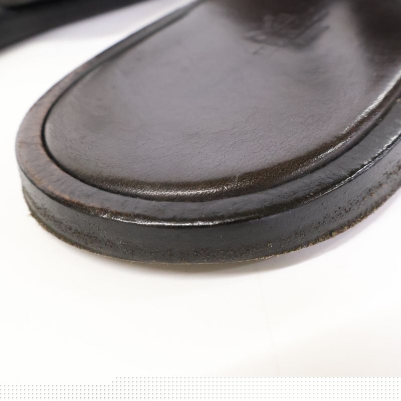 Hermes Izmir Leather Sandals 42