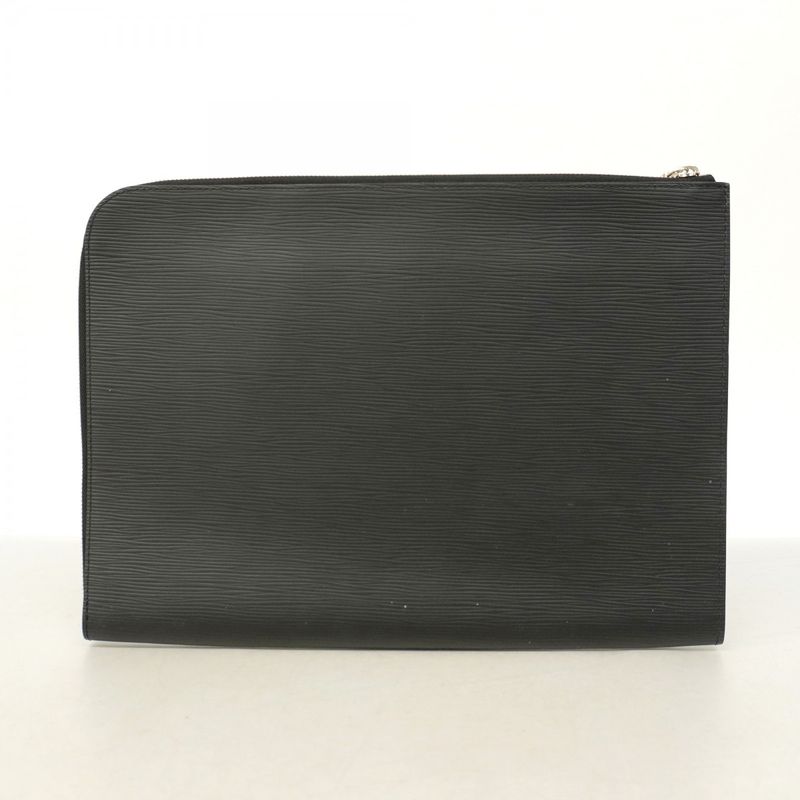 Louis Vuitton Clutch Bag Epi Pochette Jules GM M64153 Noir Black Men's