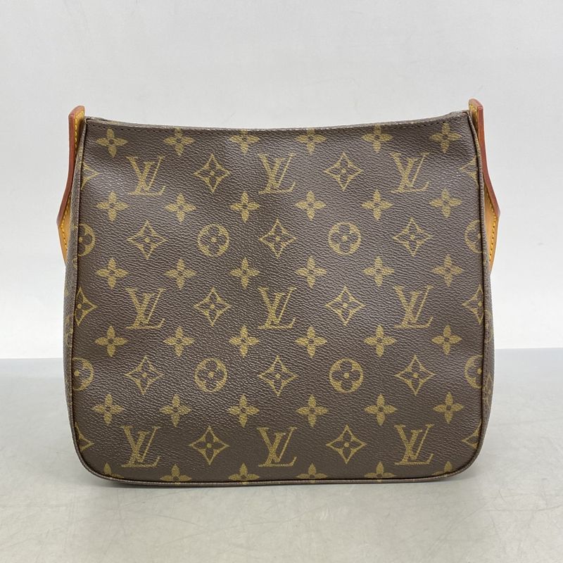 Louis Vuitton Shoulder Bag Monogram Looping MM M51146 Brown Ladies
