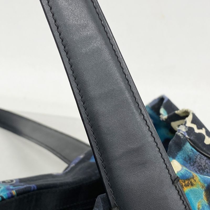 Chanel Tote Bag New Travel Nylon Blue Silver Hardware Women's