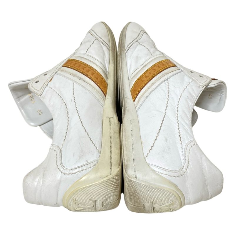 Louis Vuitton Sneakers 40 Women's - White X Brown Leather