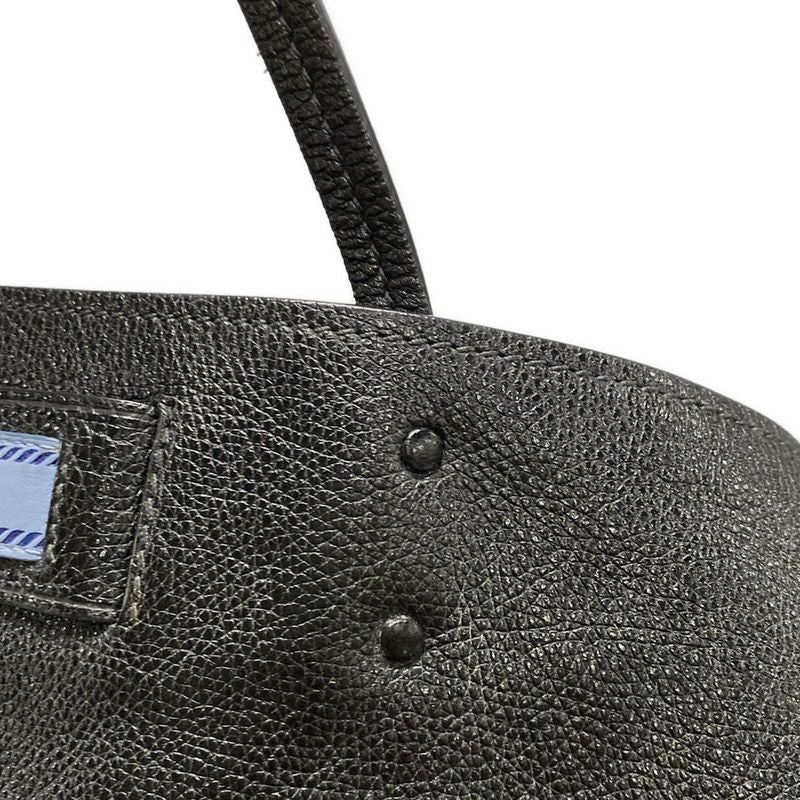 Prada Tote Bag Etiquette 1bg122 Black Leather