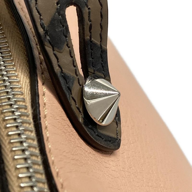 Fendi Handbag by the Way 8bl146 Pink Beige X Brown X Black Leather