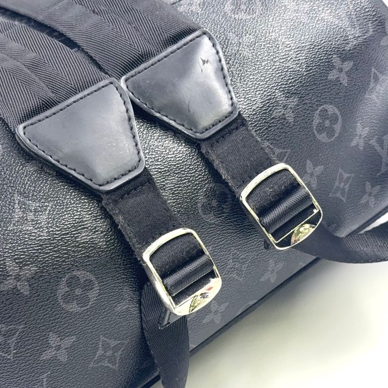 Louis Vuitton Explorer Monogram Eclipse Monogram Eclipse Leather ×pvc Black