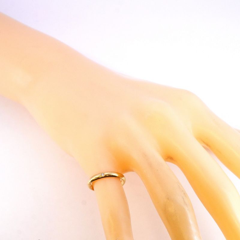 Cartier Ring Classic Wedding 1pd 18k Yellow Gold Yellow Gold Diamond #47 Ladies