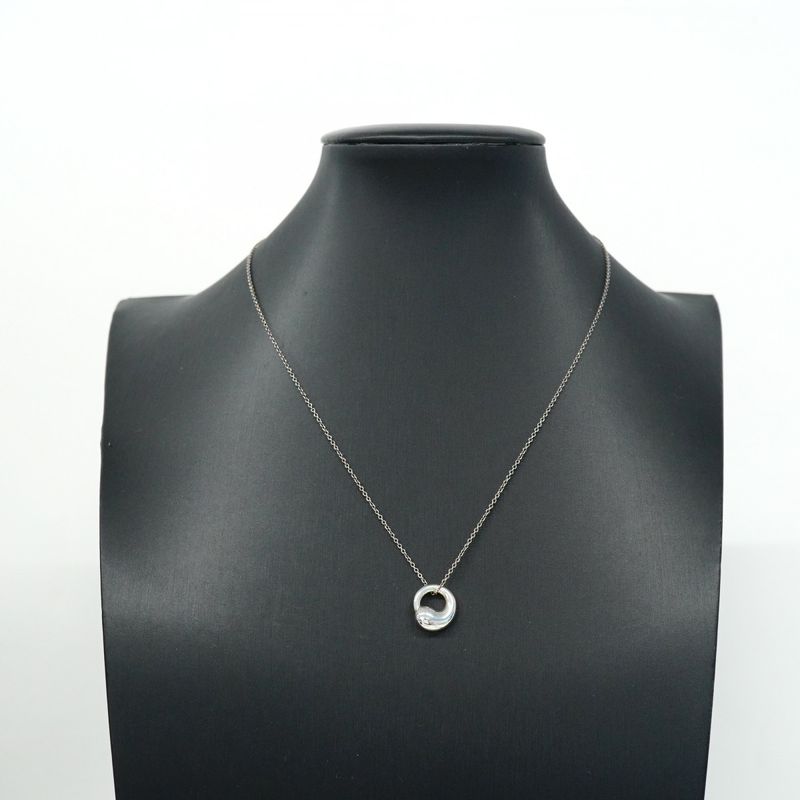 Tiffany & Co Necklace Eternal Circle Silver 925 Women's
