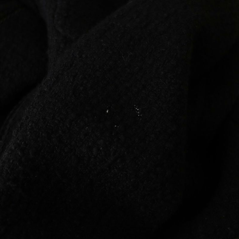 Celine 2v00c764l Chass Eur Jacket Tweed Collarless Outerwear Gold Buttons 34