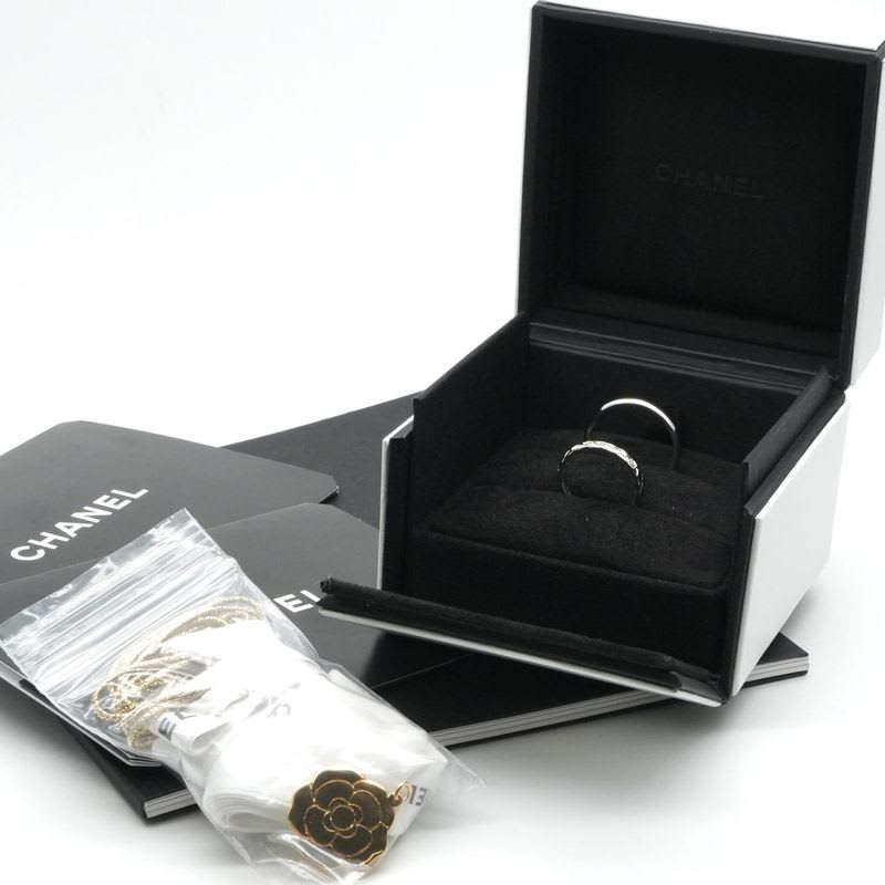 Chanel Coco Crush John Parisian Ring Pt950 Silver Diamond