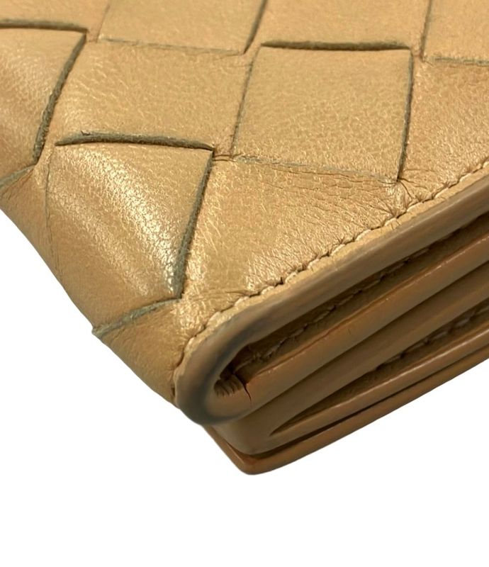 Bottega Veneta Trifold Wallet Intrecciato Women's Bottega Veneta