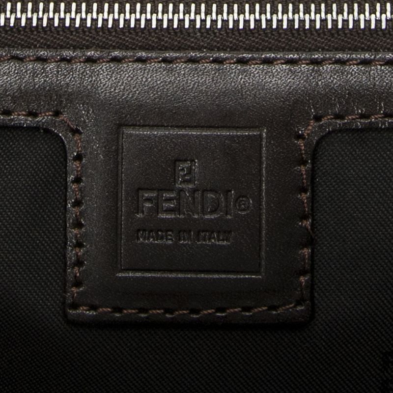 Fendi Small FF Open Tote Brown Zucca Canvas