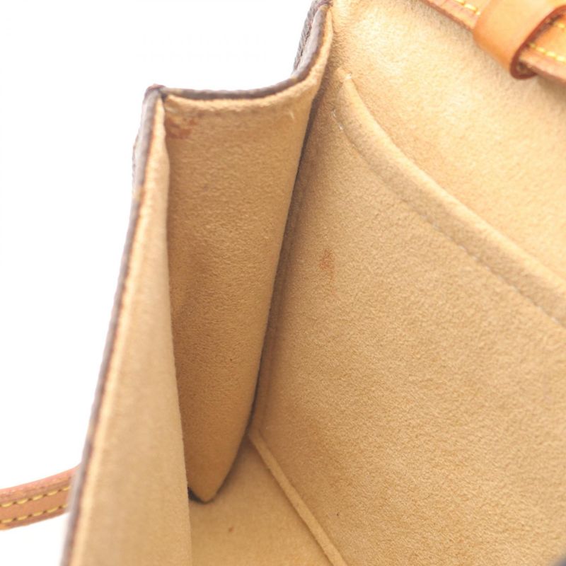 Louis Vuitton Shoulder Bag Pochette Twin GM M51852 PVC Coated Canvas Leather