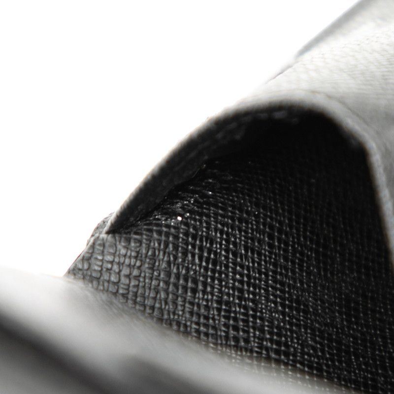 Louis Vuitton Damier Graphite Portefeuille Marco N62664 Black PVC Leather Men's