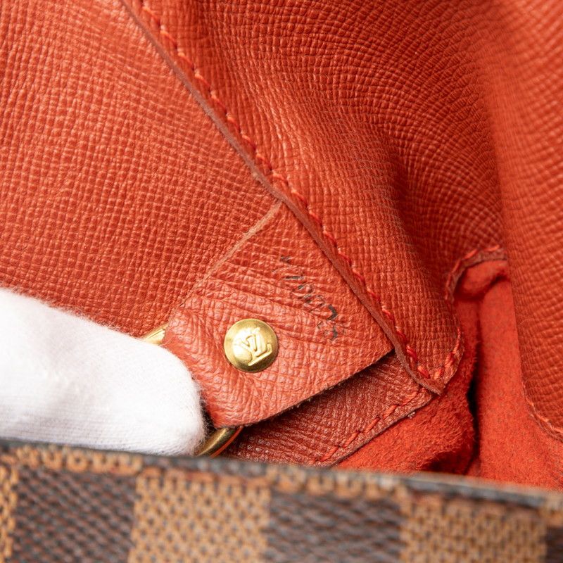 Louis Vuitton Damier Musette N51302 Brown PVC Leather Women's Louis Vuitton