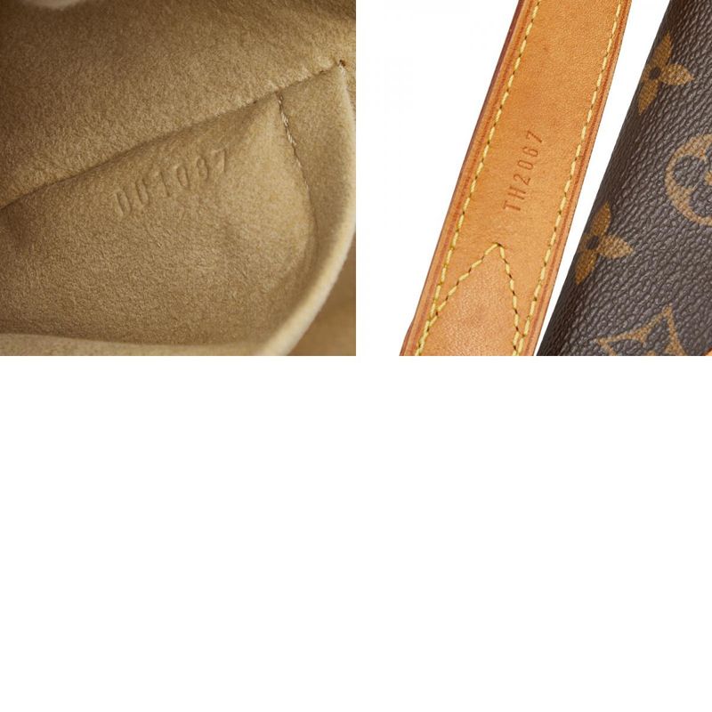 Louis Vuitton Monogram Hudson PM Crossbody Shoulder Bag M40027 Brown PVC